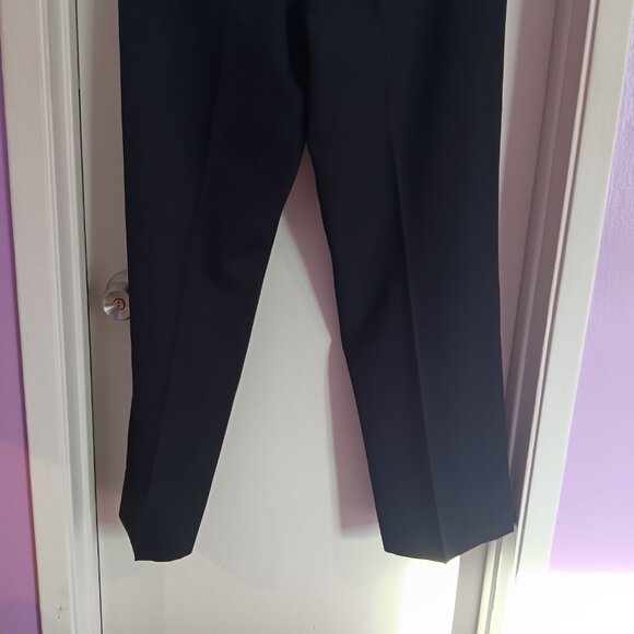 Tulliano Men's Dress Trousers Pleated Front Black Size 24R - Picture 6 of 10